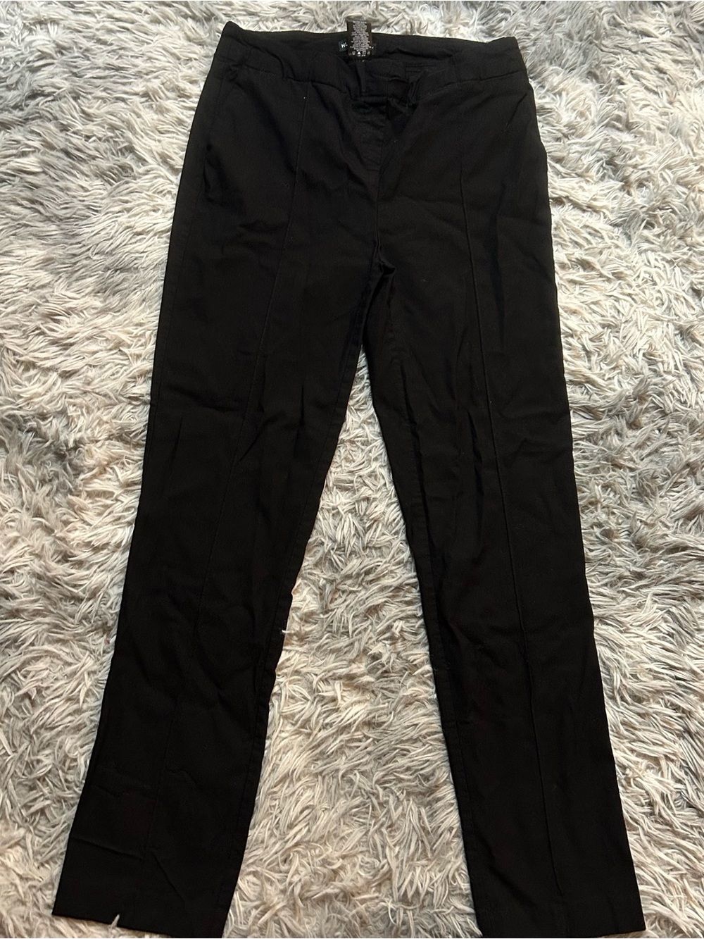 Hilary Radley Black Men's Dress Pants - Straight Leg